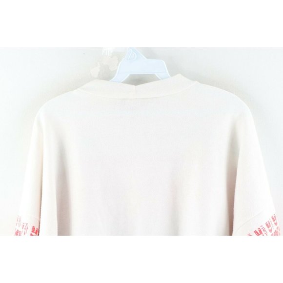 Vintage 90s Streetwear Womens 22 All Over Print Christmas Ugly Sweatshirt USA - Picture 8 of 10